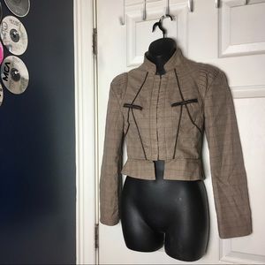 Bebe cropped blazer